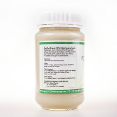 Certified Organic Radiant Organic White Tahini - Hulled
