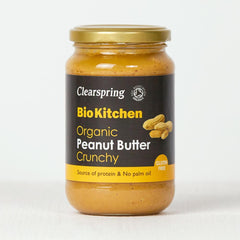 Clearspring Organic Peanut Butter - Crunchy (Gluten Free)