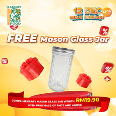 [FREE GIFT] Radiant Mason Glass Jar