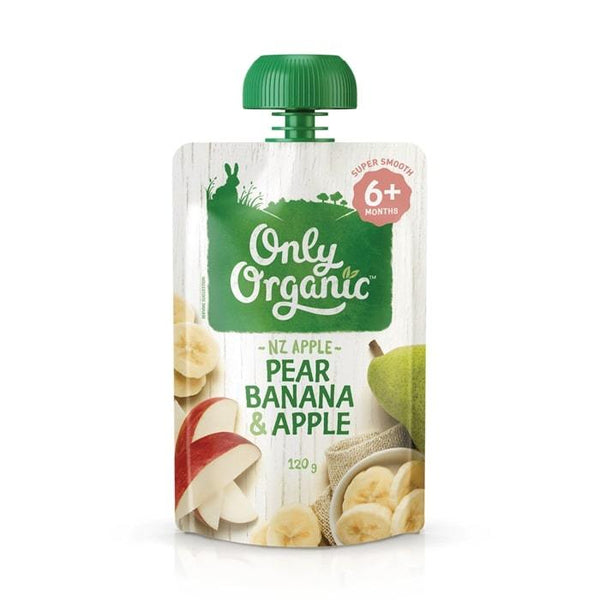 Only Organic Pear Banana & Apple (BB Date: Mar 2024)