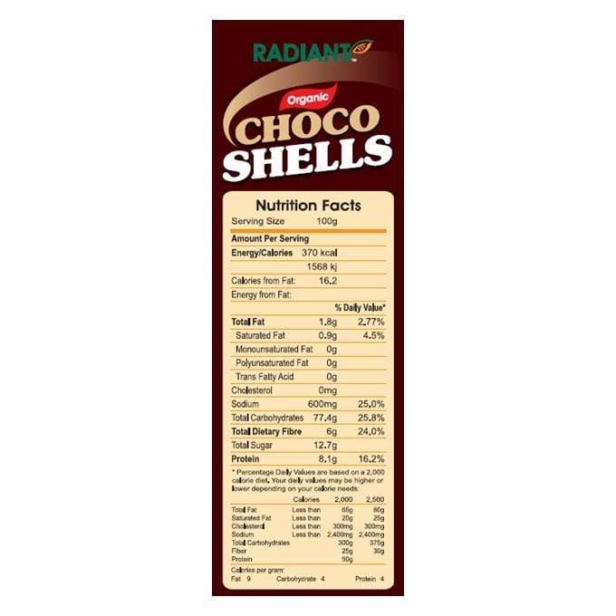 Radiant Organic Choco Shells | Organic Food Delivery – Radiant Whole Food
