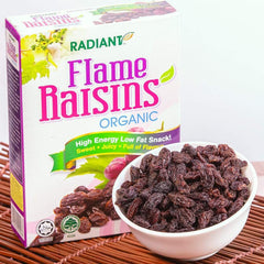 Radiant Organic Flame Raisins