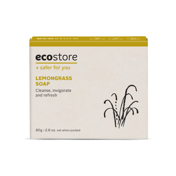 Ecostore Boxed Lemongrass Soap (Fragrance Free)
