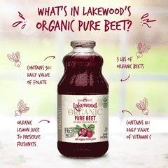 Lakewood Organic PURE Beet (Gluten Free)